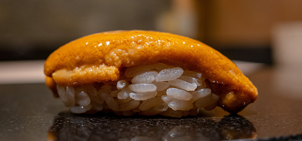 “We strive to serve sushi that doesn't tire the palate.”